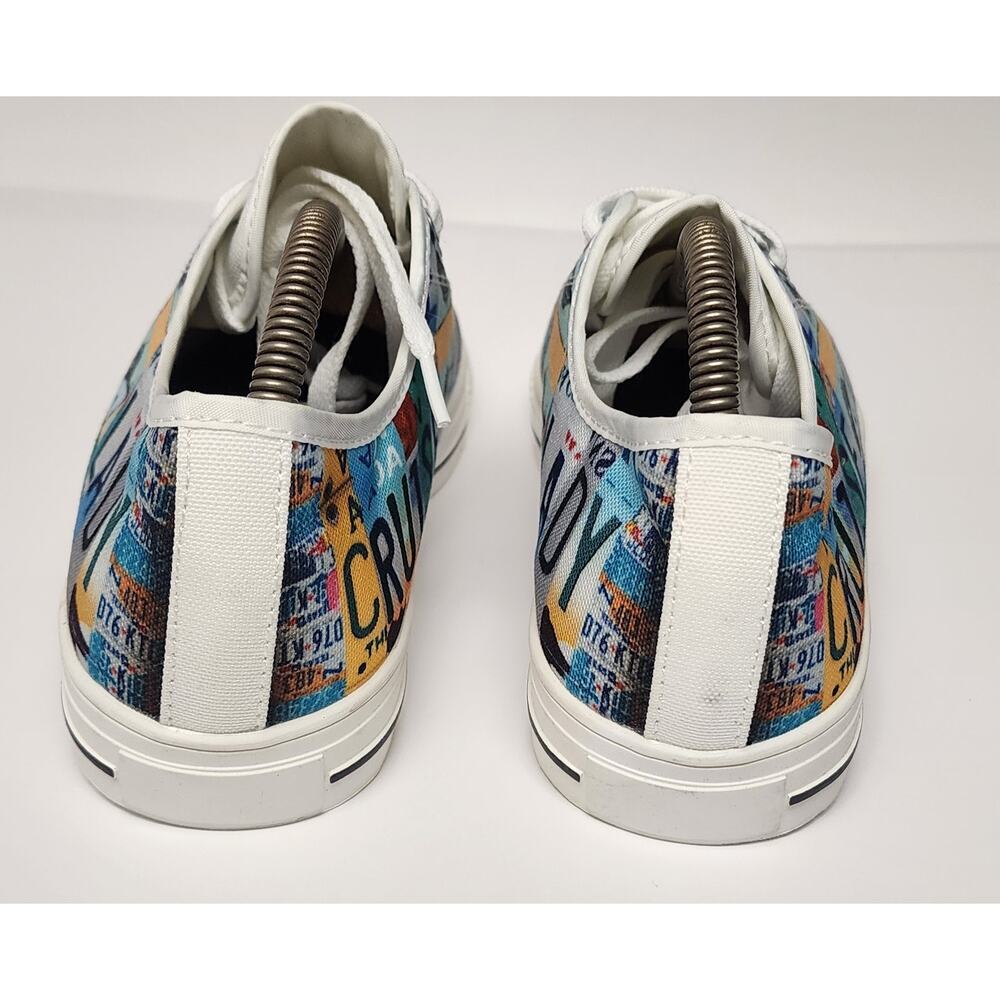 Cruise Lady Custom License Canvas Low Top Casual Sneaker Shoes Size US 10 - Picture 6 of 10